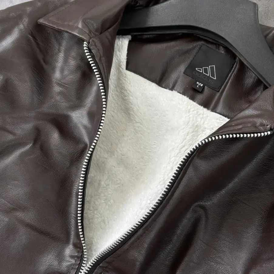 جکت چرم یقه دار - تصویر 3