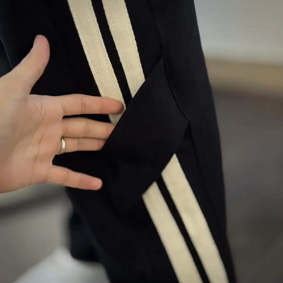 شلوار اسلش بگ نوار کنفی بالنسیاگا - تصویر 3