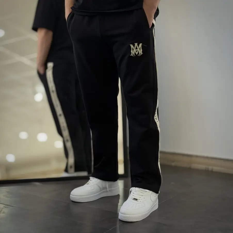 شلوار اسلش بگ تک نوار کنفی امیری - تصویر 1